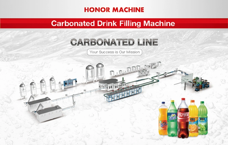 1000 Bph / 2000 Bph / 3000 Bph / 5000 Bph / 6000 Bph Coca-Cola Soft Drink Soda Bottle Filling Machine